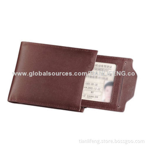 Leisure Quilted Leather Wallet for Business men